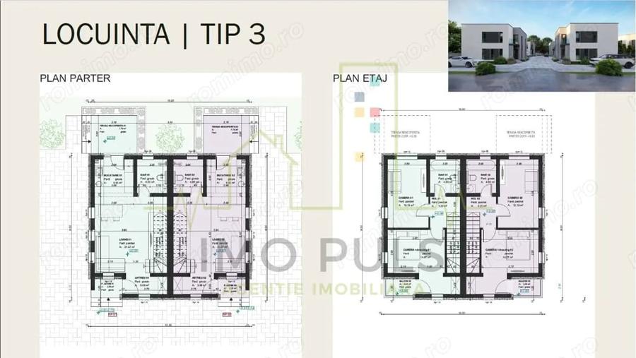 Duplex modern. Bucatarie cu posibilitate de inchidere. - 3