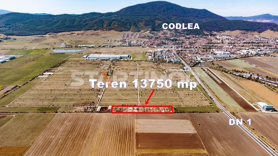 Teren Construcții intravilan de 13750 mp, în Sud-Est