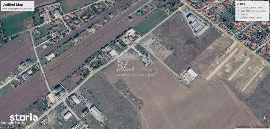 Teren intravilan 3.000 mp Ovidiu, Varianta catre Poiana - 3