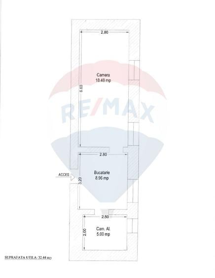 Apartament cu 3 camere în Central