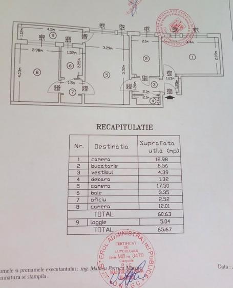 Apartament cu 3 camere semidecomandat, mobilat în Titan