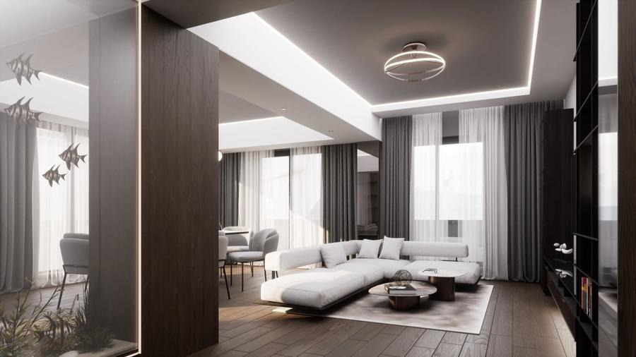 Penthouse cu 4 camere decomandat în Decebal