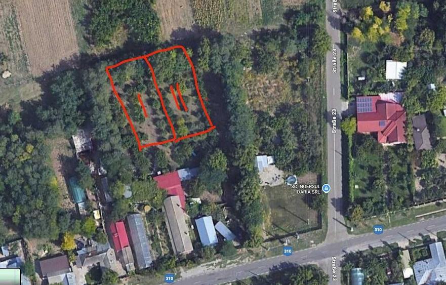 Teren de 800 mp, în Livada