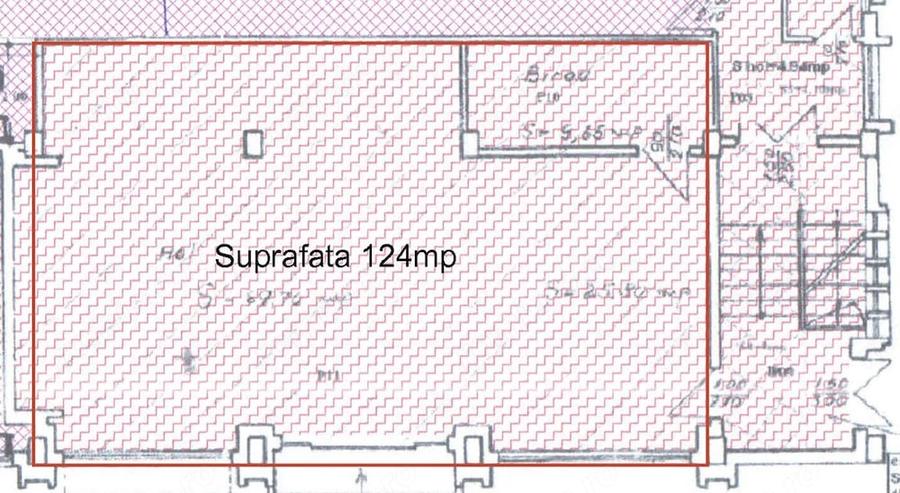 Spațiu comercial, de 124 mp, în Semicentral