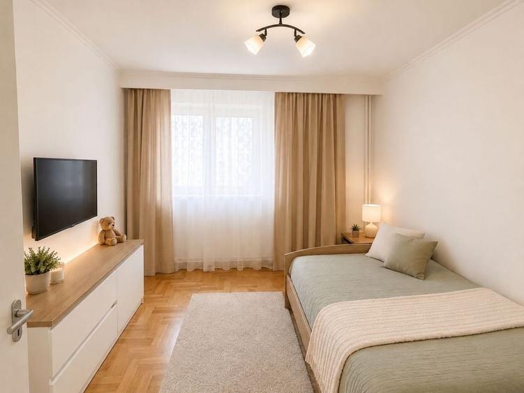 Apartament cu 3 camere semidecomandat în Radu Negru