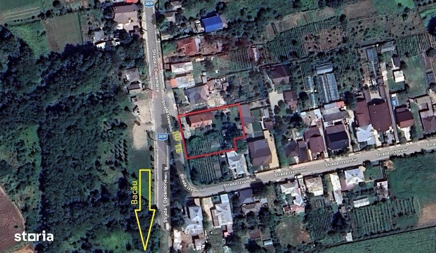 Casă cu 3 camere cu Teren 1251 Mp în Săucești