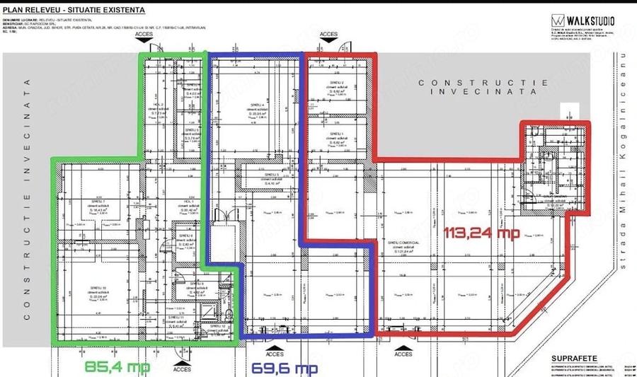 Spațiu comercial, de 268 mp, în Ultracentral