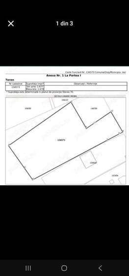 Teren Construcții intravilan de 1677 mp, în Copou