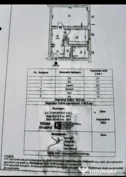 Garsonieră decomandată în Dărmănești
