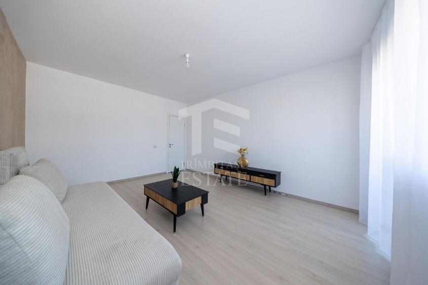 Apartament cu 2 camere decomandat, mobilat în Sânpetru