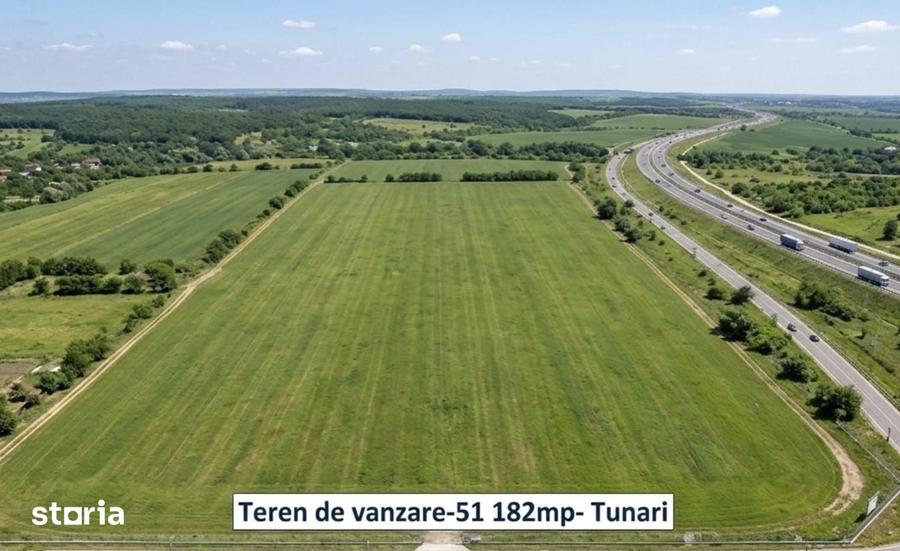 Teren de 51182 mp, în Tunari