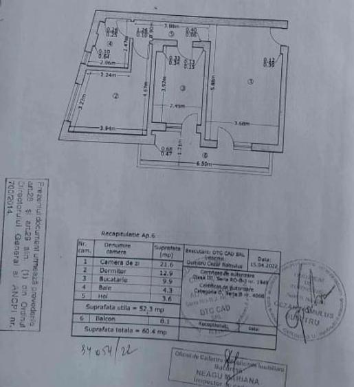 Apartament cu 2 camere decomandat, mobilat în Brâncoveanu