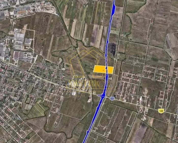 Teren Construcții intravilan de 40646 mp, în Buziașului