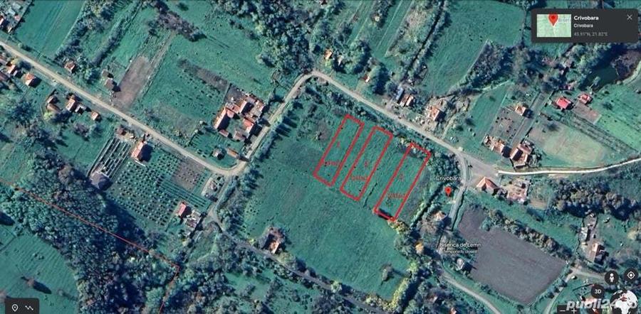 Proprietar vand 3 x parcele teren intravilan de 2.241 m2 la Crivobara - 7