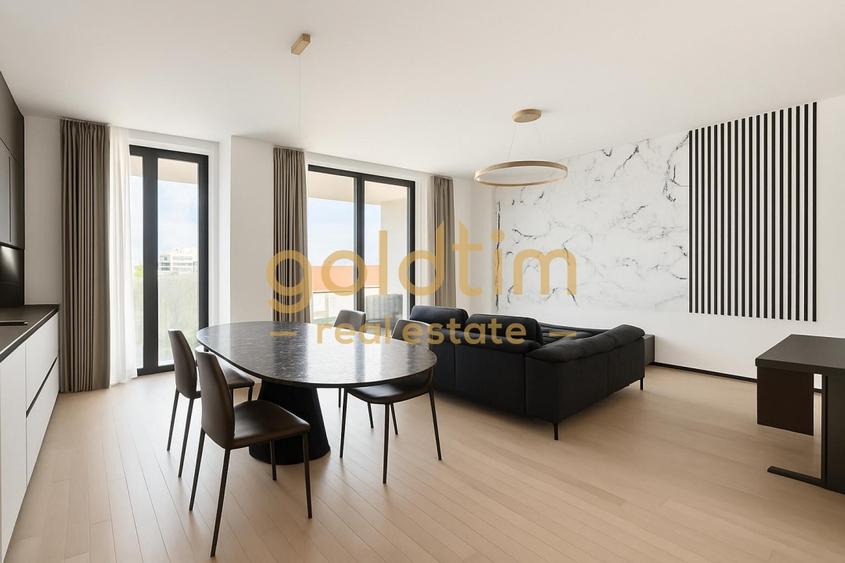 Apartament cu 3 camere decomandat, mobilat în Floreasca