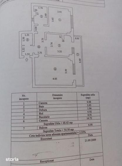 Apartament cu 2 camere în Sud