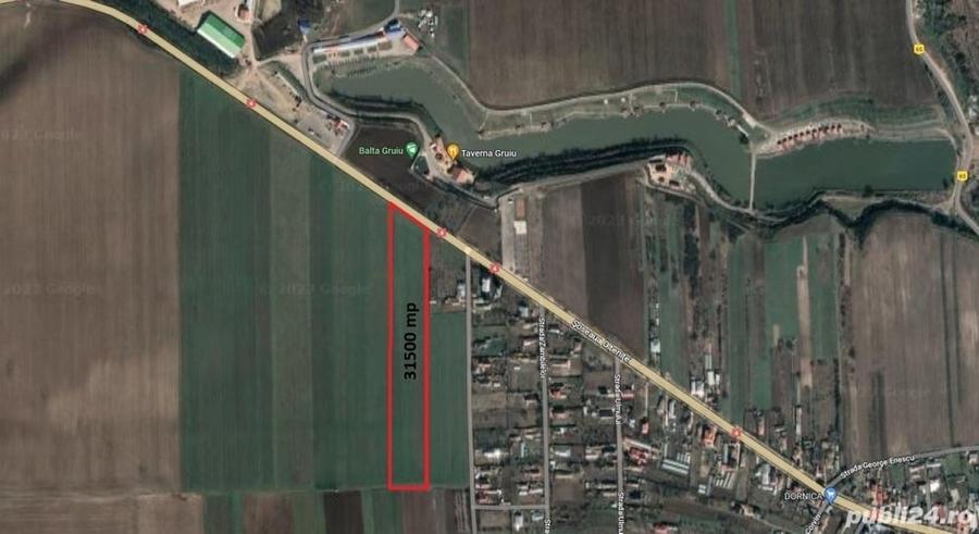 Teren de 31500 mp, în Gruiu