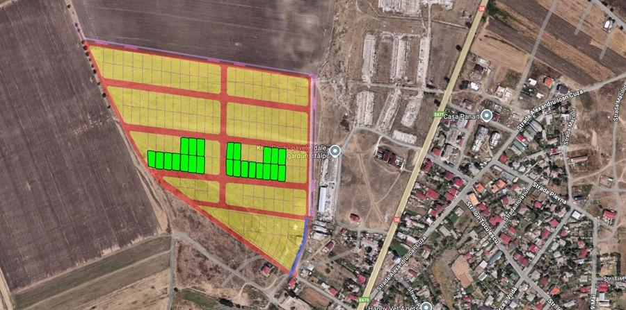 Teren Construcții intravilan de 10307 mp, în Nord