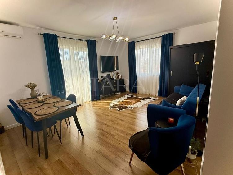 Apartament cu 3 camere semidecomandat, mobilat în Apahida