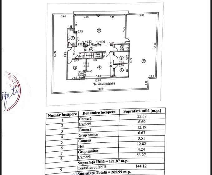 Apartament cu 3 camere decomandat, mobilat în Tomis Nord
