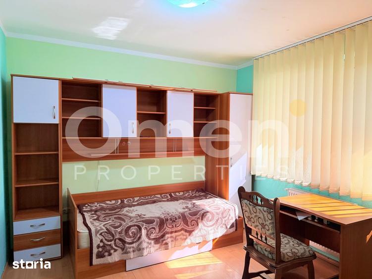 Apartament cu 3 camere, mobilat în Central