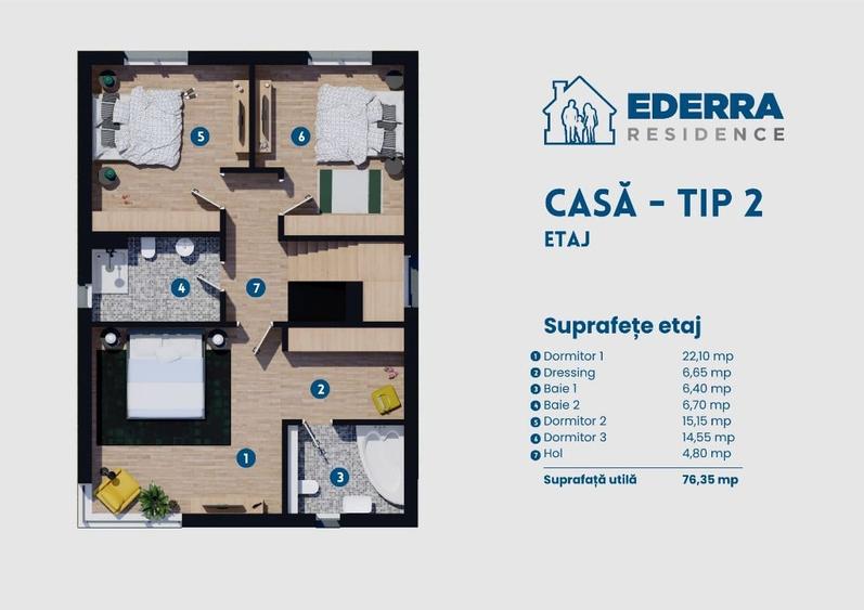 Dobroesti,Ilfov,Fundeni,vila individuala,4dormitoare,dezvoltator - 7