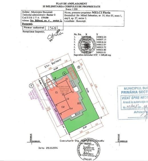 Casă cu 8 camere cu Teren 250 Mp în Tei
