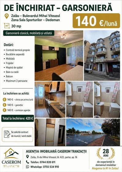 Apartament cu 2 camere în Central