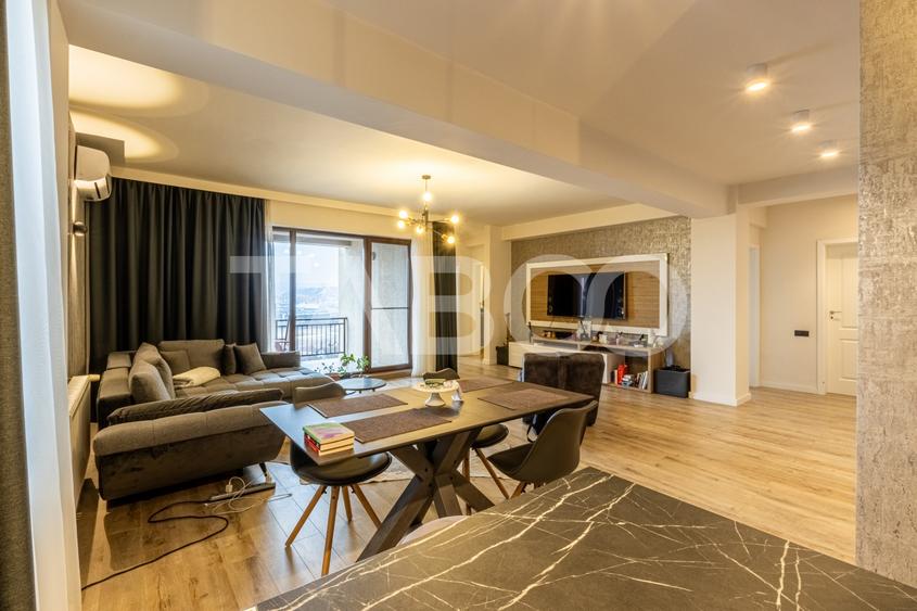Penthouse cu 3 camere semidecomandat, mobilat în Iris