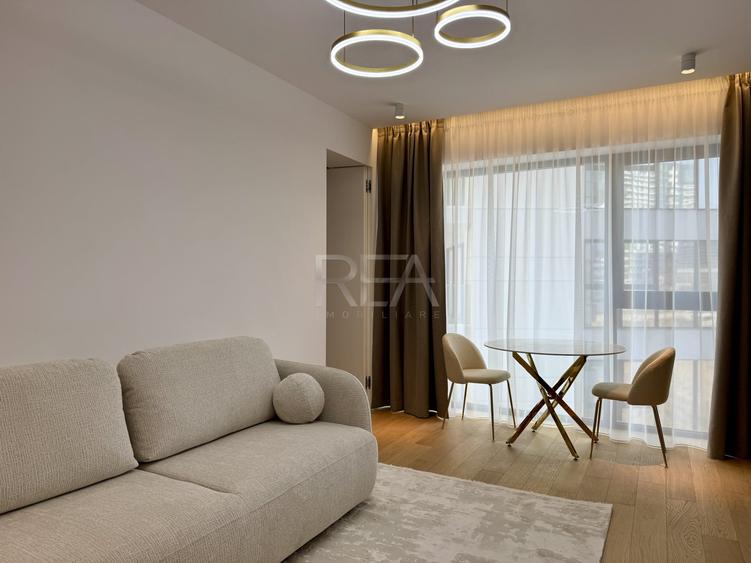 Apartament cu 2 camere semidecomandat, mobilat în Barbu Văcărescu