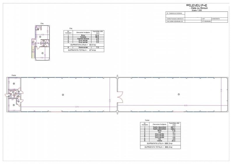 Zona Industriala (Dobrogea), hala 1.033 mp., constructie 2024, ISU tip C - 17