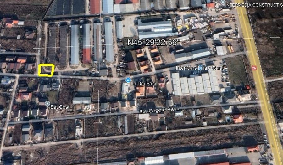 Teren Construcții intravilan de 500 mp, în Nord