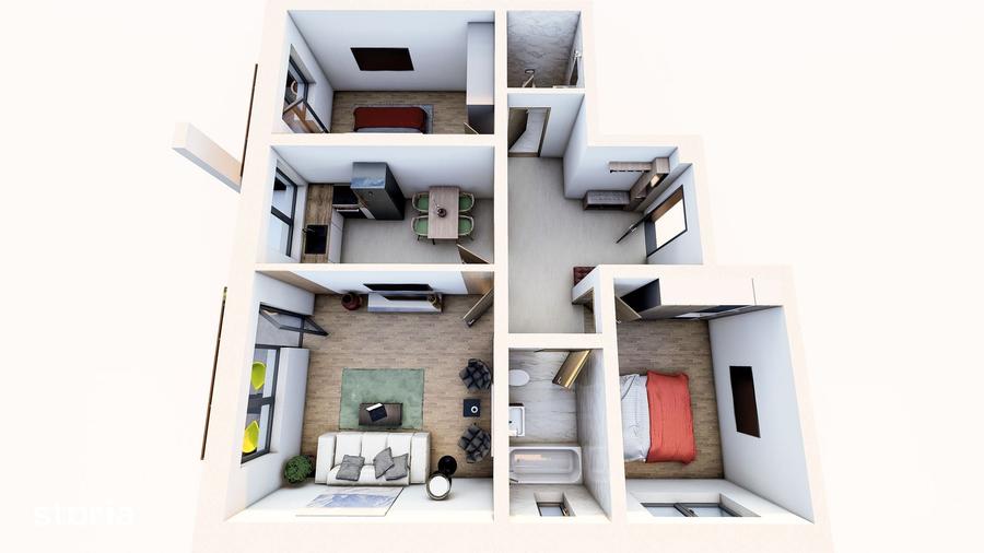 Apartament cu 3 camere în Sânpetru