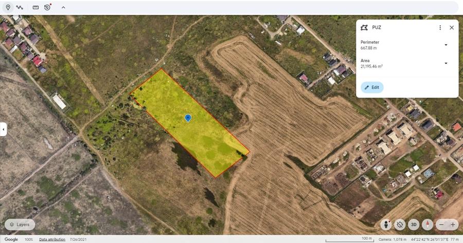 Teren Construcții intravilan de 21500 mp, în Măgurele