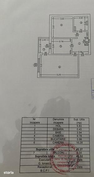 Etaj 2-Podul de Fier Intersectie-2 Camere Decomandat-bloc 81' - 1