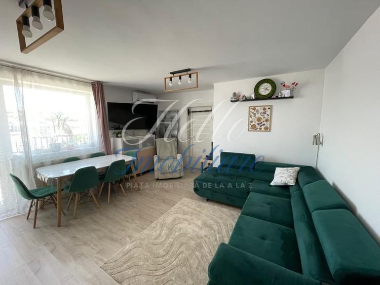 Apartament cu 3 camere semidecomandat, mobilat în Baciu