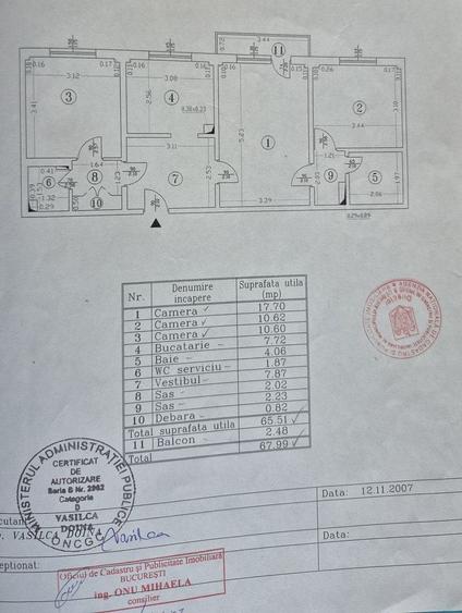 Apartament cu 3 camere semidecomandat în Pantelimon