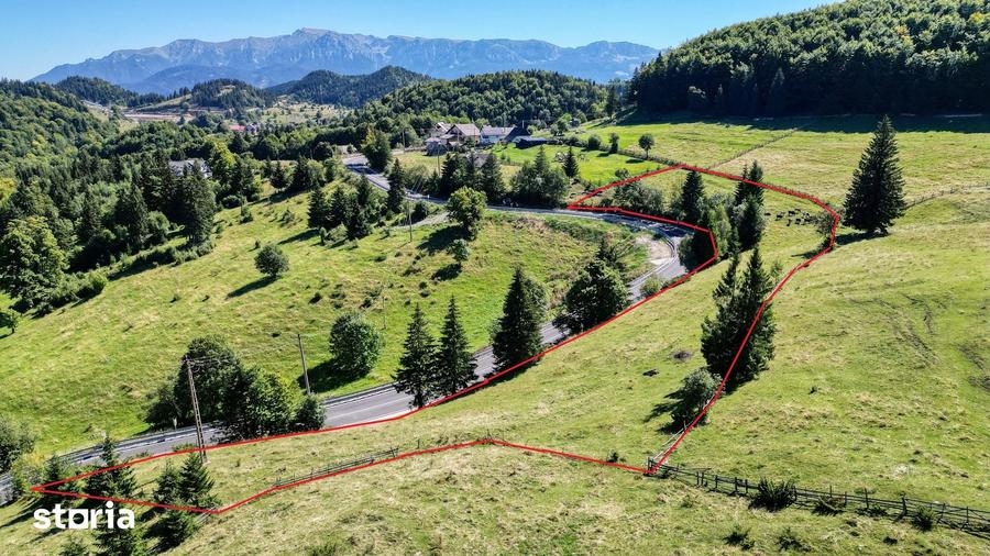 Teren de 8700 mp, în Fundata