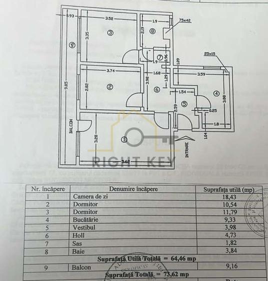 Apartament cu 3 camere decomandat, mobilat în Prelungirea Ghencea