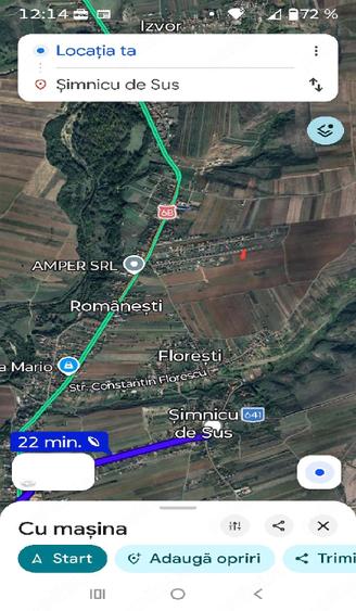 Teren de 800 mp, în Exterior Vest