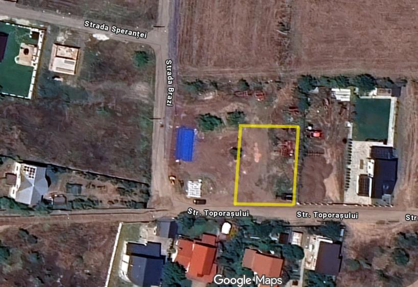Teren Construcții intravilan de 844 mp, în Brănești