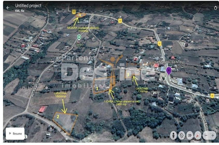 Casă cu 4 camere în Mânjești
