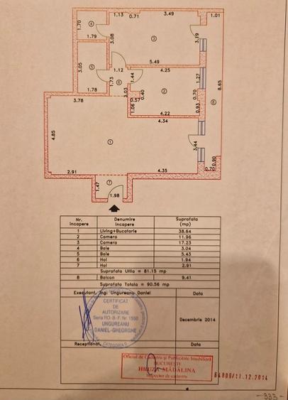 Apartament cu 3 camere, mobilat în Nerva Traian