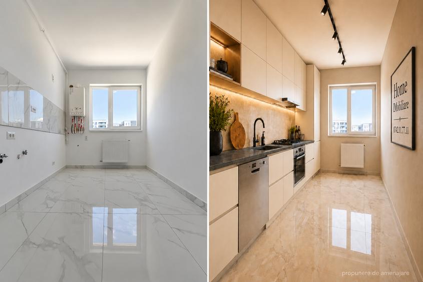 Apartament cu 2 camere decomandat în Metalurgiei