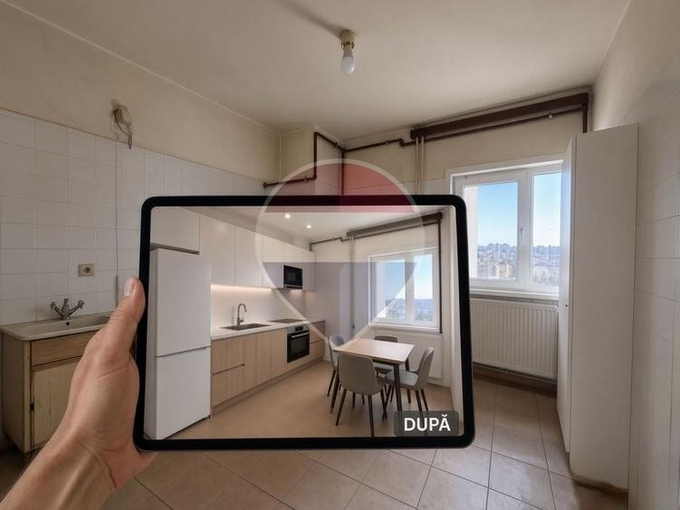 Apartament cu 3 camere decomandat în Trocadero