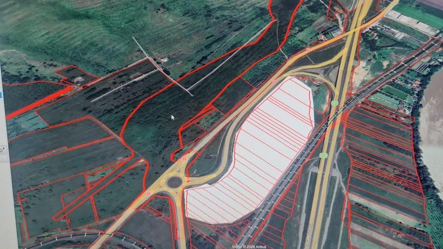 Teren Construcții intravilan de 2040 mp, în Exterior Nord