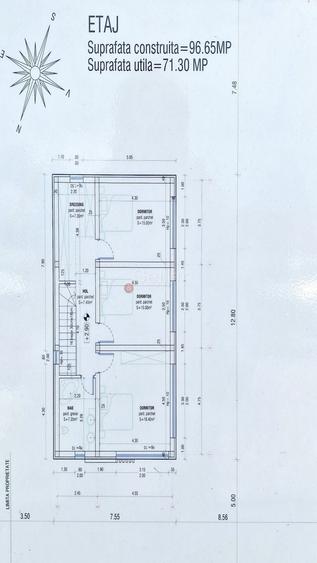 Casă individuală cu 4 camere cu Canalizare în Sânpetru