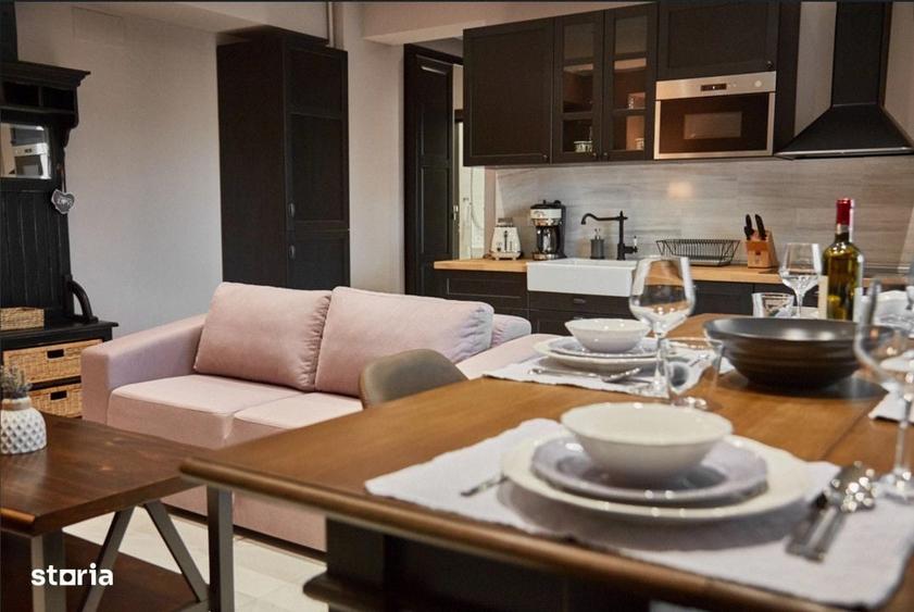 Apartament cu 3 camere, mobilat în Central