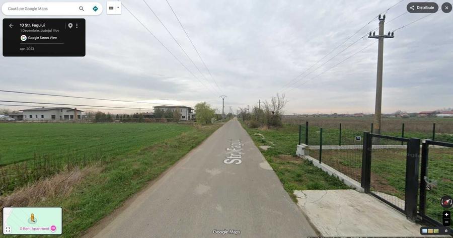 Teren de 520 mp, în 1 Decembrie