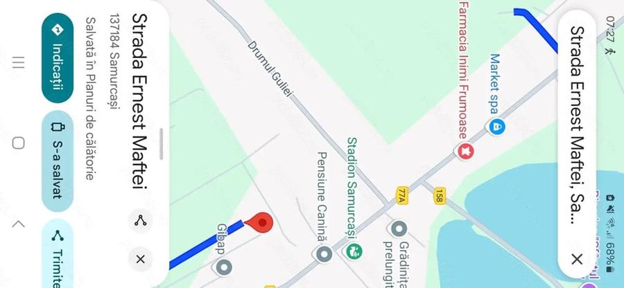 Teren de 2560 mp, în Samurcași